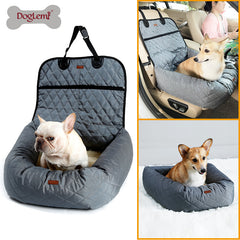 New Multifunctional Pet Car Bed with Thick Cushion