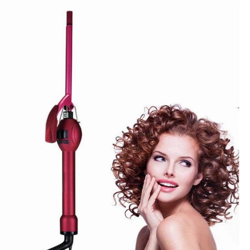Professional 9mm Curling Iron with LCD Display